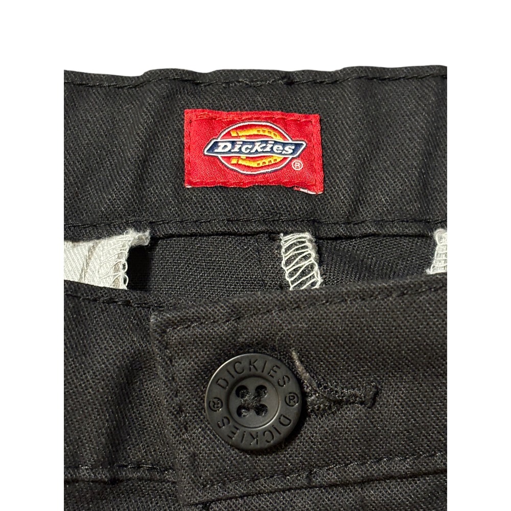 Dickies Black Straight Leg Twill dress Pants Size 14 kids P386114